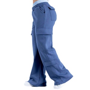 Pantalones Deportivos Cargo de Alta Calidad para Mujer, Transpirables, con Cintura Elástica, Pierna Recta y Ancha - Product Image 3