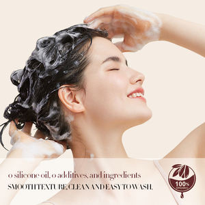 SADOER Venta al por mayor de etiqueta privada Champú y acondicionador para el cabello Champú de aceite de argán marroquí sin sulfato orgánico puro - Product Image 3