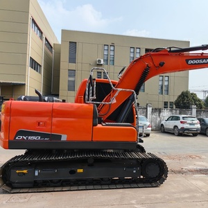 รถขุดดิน Doosan DX150LC-9C สีส้ม สำหรับงานหนัก 15 ตัน เครื่องยนต์ Kawasaki ควบคุมด้วยระบบ PLC - Product Image 3