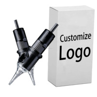 Aiguille de cartouche de tatouage jetable OEM Dragonmaster en acier inoxydable 304, stérilisée au gaz EO, logo personnalisé, pour liner et shader, art corporel