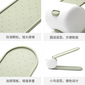 ชั้นวางรองเท้าแบบสองชั้น New Little Bird ปรับระดับได้ กันลื่น ทนทาน สำหรับจัดเก็บรองเท้าในห้องนั่งเล่น - Product Image 4