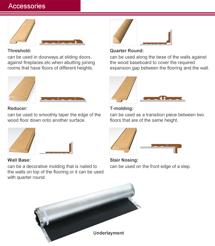 Project-specific Multi-layer Oak Floor Hardwood Brown Commercial Home Decoration Wooden Floor