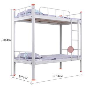 Modern Hostel Dormitory Metal <b>Bunk</b> <b>Bed</b> with Stairs and Screwless Frame for Hospital Use Factory Price - Product Image 3