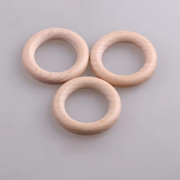 Perles d'abaque en bois de hêtre de 22 mm les plus vendues, accessoires personnalisés pour chaînes de sucettes pour bébés