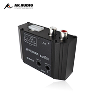 Convertisseur audio JS-2D de haut à bas niveau avec sortie RCA pour système de haut-parleurs stéréo de voiture universel 12V