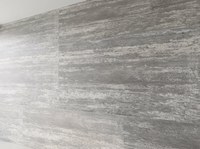 Panneau mural flexible en pierre texturée 3D gris ardoise ultra-mince, pliable, léger, pour revêtement extérieur et intérieur MCM