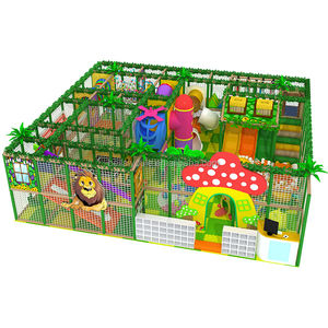 Centre de jeu intérieur commercial Thème interactif de la jungle Équipement de terrain de jeu doux intérieur - Product Image 5