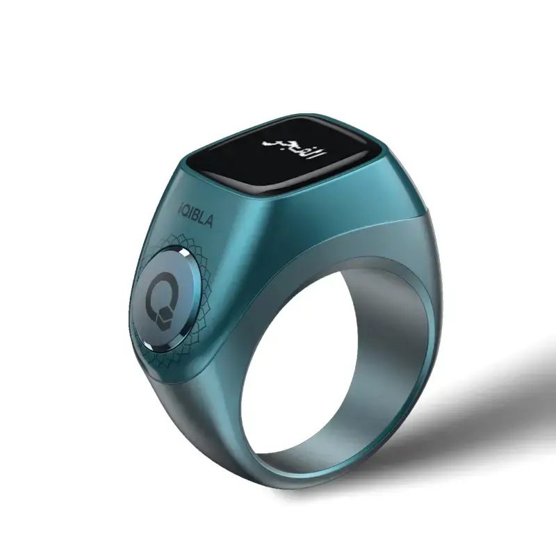 Anillo OEM Zikr flexible con carga de recarga, electrónica musulmana, anillo Zikr de tamaño ajustable, anillo inteligente para contador tasbih