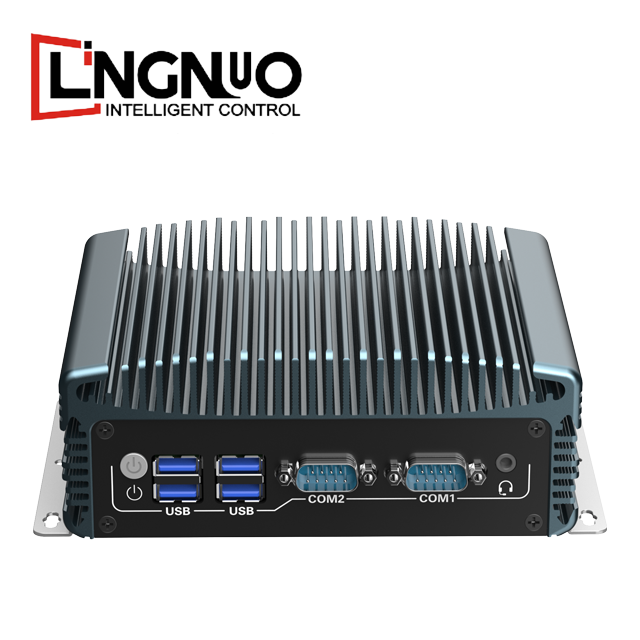 Fanless Industrial Automation Computer Intel CPU DDR4 SSD Dual LAN Wide Temperature 24/7 Operation HD Mini Pc