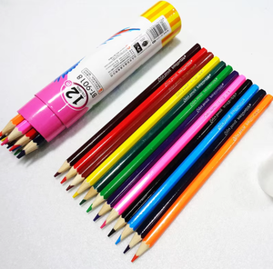 Nuovo Set di matite in legno a 12 colori per bambini facile <span class=keywords><strong>da</strong></span> tenere in mano matite colorate per disegnare <span class=keywords><strong>da</strong></span> <span class=keywords><strong>colorare</strong></span> e disegnare - Product Image 4