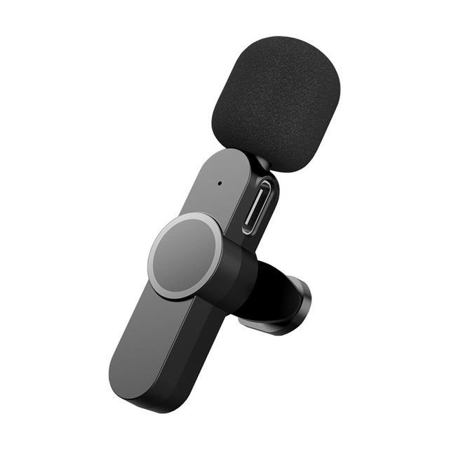 Wireless Lavalier Microphone for iPhone for Content Creators Phone Lapel Video Mic Vlogging Youtuber Recording