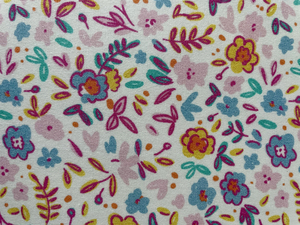 Tissu en maille 100 % coton biologique imprimé, respirant et écologique, à motifs floraux miniatures, idéal pour les robes, shorts et chemises tendance pour filles et garçons – Vente chaude - Product Image 4