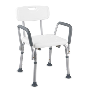 Chaise <span class=keywords><strong>de</strong></span> douche pour douche intérieure avec bras et dossier Siège <span class=keywords><strong>de</strong></span> douche robuste éligible pour baignoire Siège <span class=keywords><strong>de</strong></span> <span class=keywords><strong>bain</strong></span> <span class=keywords><strong>de</strong></span> sécurité réglable en hauteur - Product Image 6