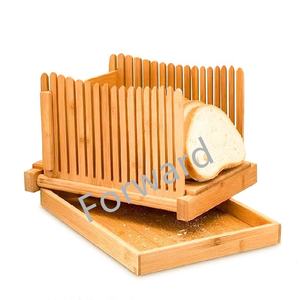 Rebanadora <span class=keywords><strong>de</strong></span> pan <span class=keywords><strong>de</strong></span> bambú <span class=keywords><strong>de</strong></span> grado alimenticio Baguette ingletada con juego <span class=keywords><strong>de</strong></span> cortadores <span class=keywords><strong>de</strong></span> sándwich - Product Image 2