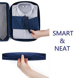 Customized Small Nylon Travel Garment Storage Case with Zippers for Shirts Ties Suits Business <b>Trip</b> Organizer - Product Image 5