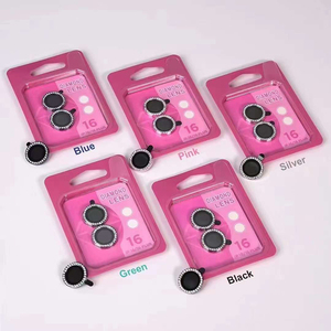 Sang Trọng 3D Kim Loại Kim Cương Máy Ảnh Ống Kính Vòng Tempered Glass Máy Ảnh Bảo Vệ Cho Iphone 17 16 15 Máy Ảnh Ống Kính Bảo Vệ Cho Isansung - Product Image 1