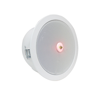 Altavoz de Techo V Network con Micrófono Integrado, Fire Dome y Arranque Rápido para Audio Comercial en Oficinas