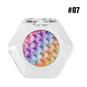 Ba chiều siêu sắc tố multi-chrome Eyeshadow Palette cao sắc tố Chrome Eyeshadow 5 trong 1 cầu vồng Duochrome Eyeshadow - Product Image 5