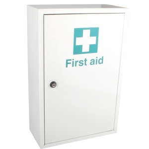 Caja de Seguridad de Emergencia Montada en la Pared con Cerradura de Llave de Acero, Caja de Primeros Auxilios, Organizador Médico para el Hogar, la Escuela y la Fábrica - Product Image 4