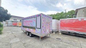 Mobile Kitchen Food Trailer Street Cart Hot Dog <strong>Vans</strong> Coffee Truck Trailer Bakery Food Truck with Full Kitchen Street Food Kiosk - Product Image 5