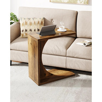 Mesa Auxiliar en Forma de C de Madera Fabricada a Medida en Fábrica 2026 para Sofá, Dormitorio, Sala de Estar, Mesa Lateral Moderna para Sala de Estar