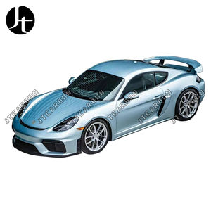 ชุดกันชนหน้า<span class=keywords><strong>รถ</strong></span>รอบทิศทางสำหรับ Porsche 718 Cayman Boxster ปรับเปลี่ยนสไตล์ด้านหลังลิปสปอยเลอร์วัสดุ PP พร้อมไอเสีย - Product Image 3