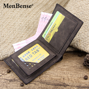Hot Sale New Men's <strong>Wallet</strong> Short, Multi-Card and Multi-Function Youth Fashion Casual Sanded <strong>Wallet</strong> - Product Image 2
