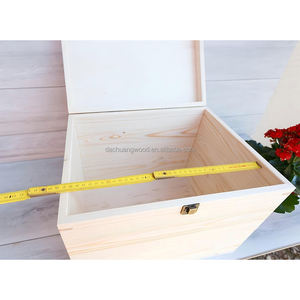 <span class=keywords><strong>Caja</strong></span> de madera sin terminar con <span class=keywords><strong>caja</strong></span> de bisagras -- decorativa/13X10X12 PULGADAS 34X26X30CM <span class=keywords><strong>Caja</strong></span> de tapa grande/<span class=keywords><strong>caja</strong></span> de munición Tablero de madera Almacenamiento de juegos <span class=keywords><strong>Catan</strong></span> - Product Image 4