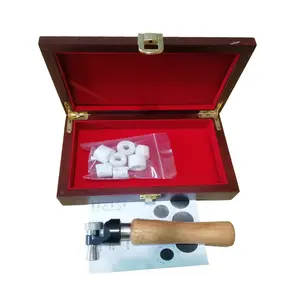 Jewelry Making Tools White Black Ring Sleeves Wood Handle Ring Clamp With Wooden Box