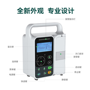 Venta Directa de Fábrica: Bomba de Infusión Veterinaria con Pantalla LCD para Gatos y Perros, Bomba de Inyección por Goteo para Comercio Exterior Transfronterizo - Product Image 2
