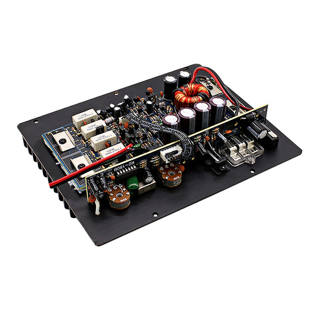 1200W DIY Mini HS-180 Aluminium Car Audio Class AB Mono Subwoofer Amplifier 1000W Output Power Module
