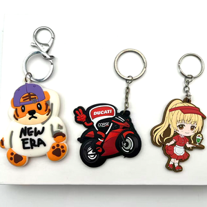 Llavero personalizado Pvc caucho marca logo Animal esmalte suave personalizado suave Pvc llaveros de goma - Product Image 4