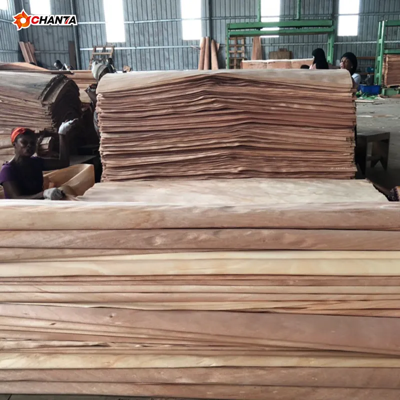 غاربون مصنع توريد الخشب الطبيعي اوكومي قشرة 0.15 مللي متر-1.5 مللي متر سميك مع سعر جيد