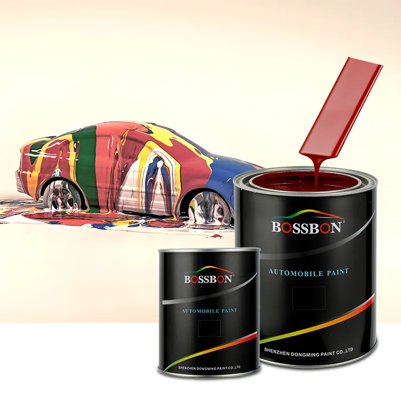 कार पेंट सूत्र प्रणाली के साथ गर्म बिक्री पेंट सफेद कार पेंट अच्छी गुणवत्ता Bossbon ऑटो Refinish कोट