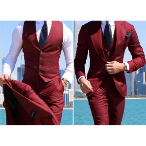 Abito smoking-Slim Fit (3 pezzi \ giacca + gilet + pantaloni) - Product Image 3
