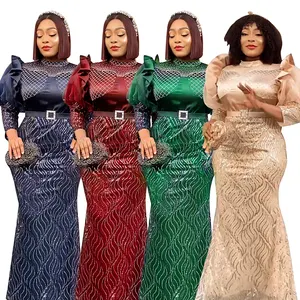 2024 New Design Dresses Nigerian African Dress Styles Evening Dress African Kitenge Designs