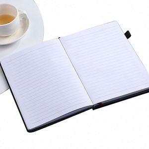 Custom Gold Stamp Wholesale A5 Hardcover Leather Notebook <b>Journal</b> with 100 Sheets for Gift Writing - Product Image 2