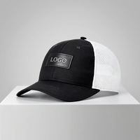 Casquette de camionneur Richardson 222 avec sangle velcro, logo personnalisé en cuir de haute qualité, casquette de camionneur, Gorras, casquette en maille vierge