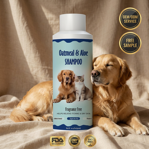 Shampoo <span class=keywords><strong>per</strong></span> <span class=keywords><strong>Cani</strong></span> e Gatti Senza Sapone, con Aloe Organico e Avena, Antiprurito, <span class=keywords><strong>per</strong></span> Pelle Secca, Rimozione Pulci, Sicuro, Personalizzabile OEM, Senza Solfati, <span class=keywords><strong>per</strong></span> Uso in Bagno - Product Image 1