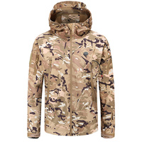 Heren winter thermische reflecterende jas XL softshell kleding met camouflage waterdichte verwarmde reflecterende verwarmde jas