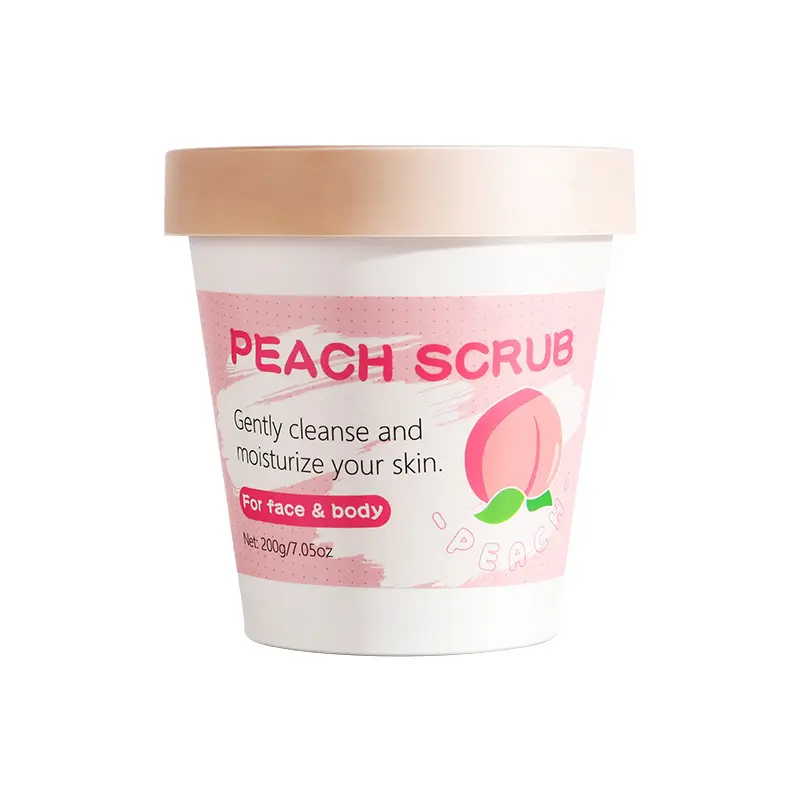 Hot style Heath & beyond OEM/ODM ice cream peach scrub scrub corpo esfoliante sbiancante per il corpo