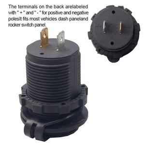 12V 24V Adaptador de coche Motocicleta <span class=keywords><strong>Moto</strong></span> Bicicleta 5V 2.1A Enchufe de cargador de coche <span class=keywords><strong>USB</strong></span> dual - Product Image 4