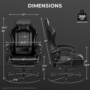Nouvelle Chaise de Gaming OEM Économique Style Racing Personnalisable avec Accoudoirs Articulés pour Chambre d'Adolescent et Bureau - Product Image 2