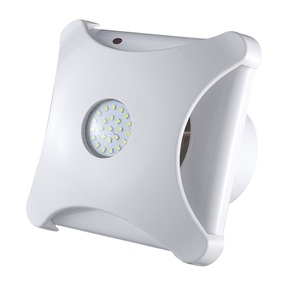 Ventilateur d'extraction mural silencieux 220V 4-6 pouces à haut débit d'air pour salle de bain avec lumière LED, fonctionnement silencieux, faible bruit - Product Image 5