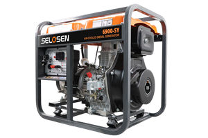 Fctory 7.5KVA 6200w Time Display 6.2kW Three Phase <b>Generator</b> 400V Open Frame 10h Runtime Start 6900S-3 Multi-Functional P - Product Image 1