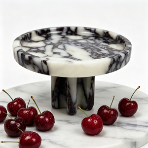 Plateau à collation moderne personnalisé en <span class=keywords><strong>marbre</strong></span> pour villa, bol à fruits en <span class=keywords><strong>pierre</strong></span> naturelle / planche à fromage / plat à noix, plateau de service de luxe, cadeau - Product Image 2