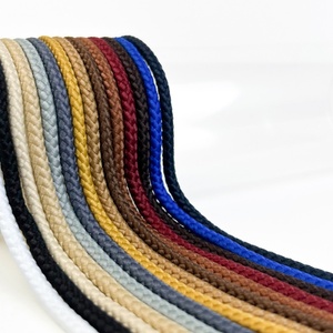 Cordones Redondos Personalizados de Cuerda Trenzada para Zapatillas de Lona, Zapatos de Skate, Calzado Deportivo Casual y de Moda, Venta al por Mayor y Suministro a Granel - Product Image 2