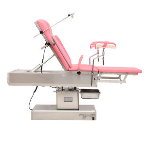 Table d'examen gynécologique électrique, table d'opération de type escamotable avec mousse à mémoire de forme pour la <span class=keywords><strong>gynécologie</strong></span> et l'obstétrique - Product Image 2
