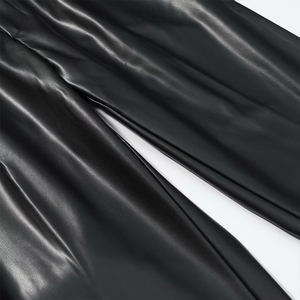 ZATRHMBM Autunno/Inverno 2026 Nuovi <span class=keywords><strong>Pantaloni</strong></span> alla Moda in <span class=keywords><strong>Ecopelle</strong></span> Foderati in Pile con Stile Retrò e Cintura - Product Image 6