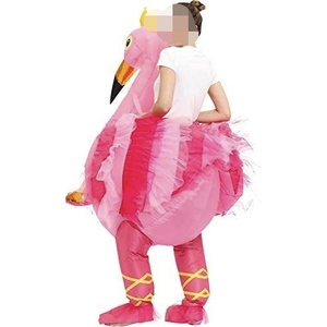 Costume de flamant rose gonflable de vacances, Costume d'animal gonflable d'halloween pour adulte, décoration drôle - Product Image 2